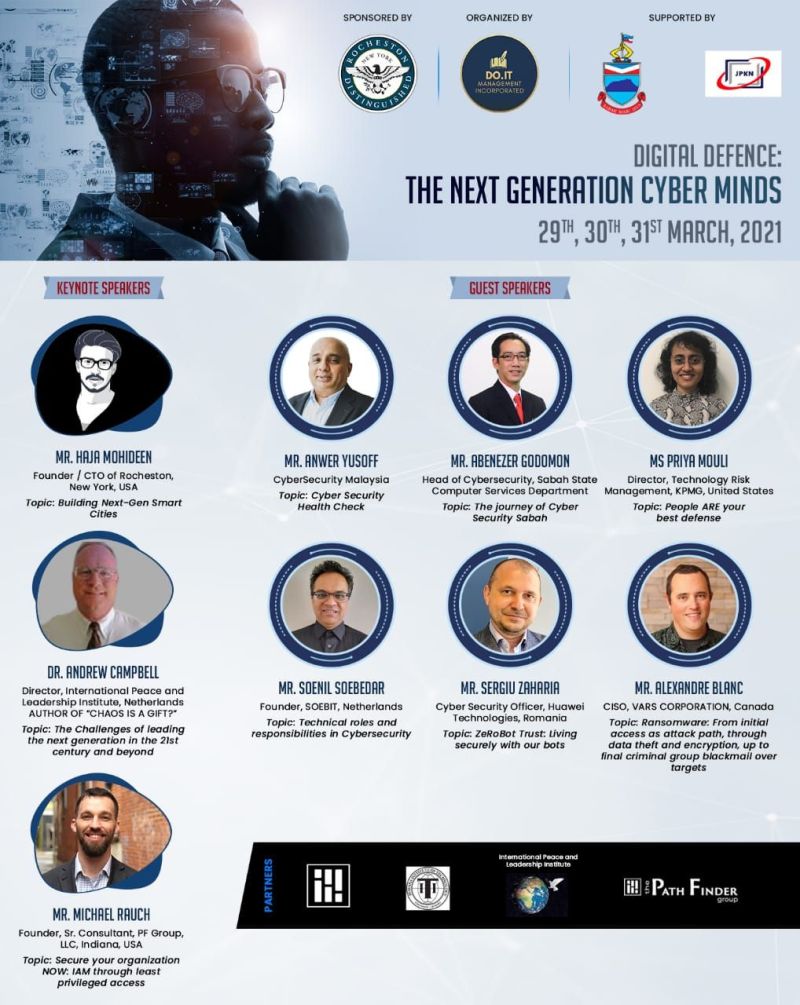 Digital Defence — Next Generation Cyber Minds Keynote (March 2021)